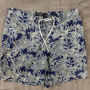 Abercrombie Fitch Swim Board‎ Shorts Trunk Mens 31 Floral Stretch Lined Beach